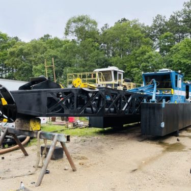 Dredging supply equipment in Texas