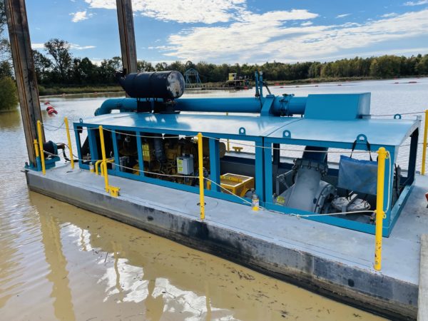 Dredging supply equipment in Texas