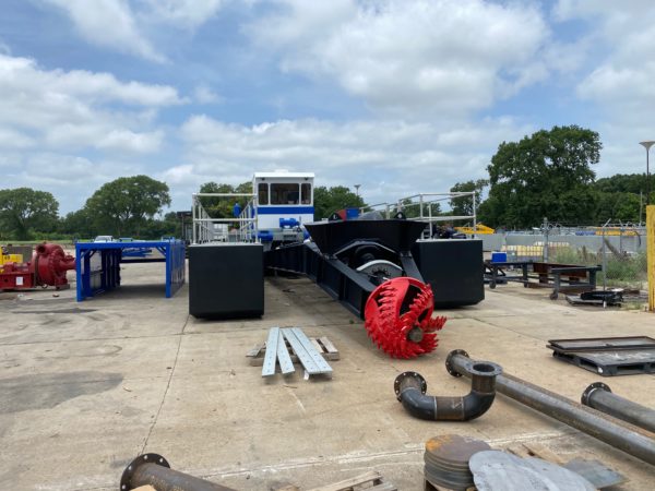 Dredging supply equipment in Texas