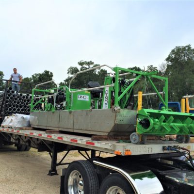 Dredging supply equipment in Texas