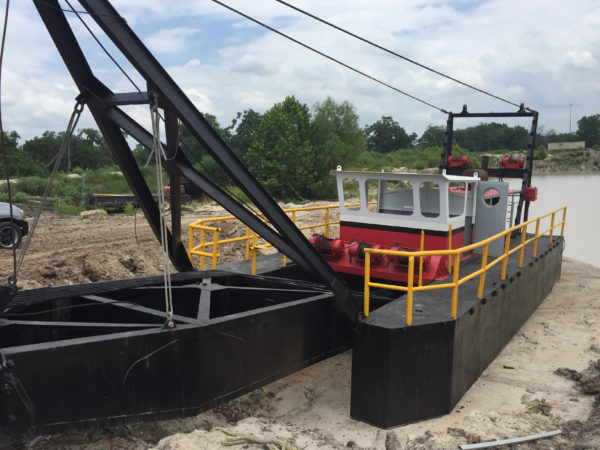 Dredging supply equipment in Texas