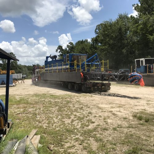 Dredging supply equipment in Texas