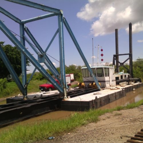 Dredging supply equipment in Texas